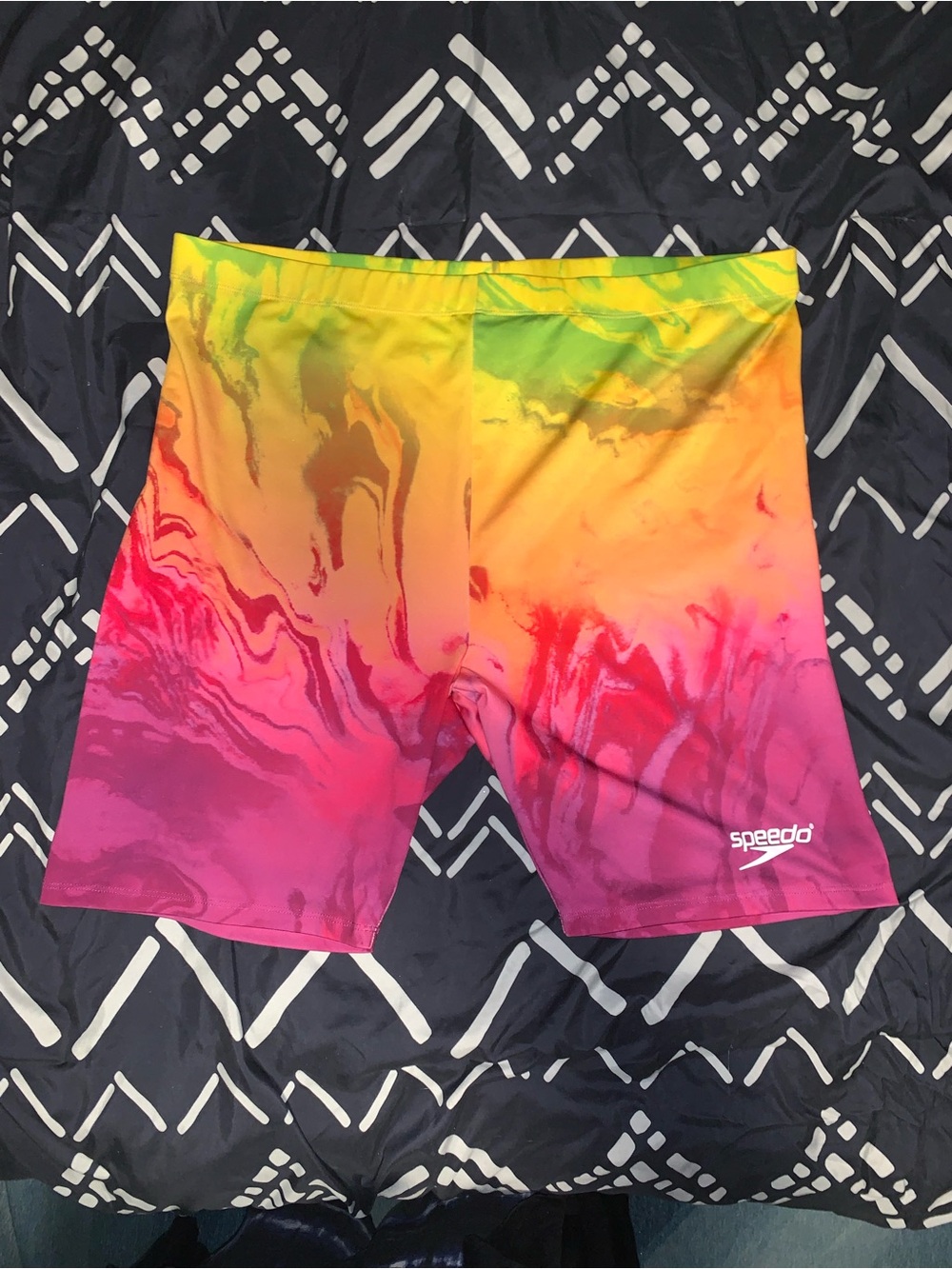 Speedo x Forever21 Plus Size Women’s Colorful Printed Bike Shorts